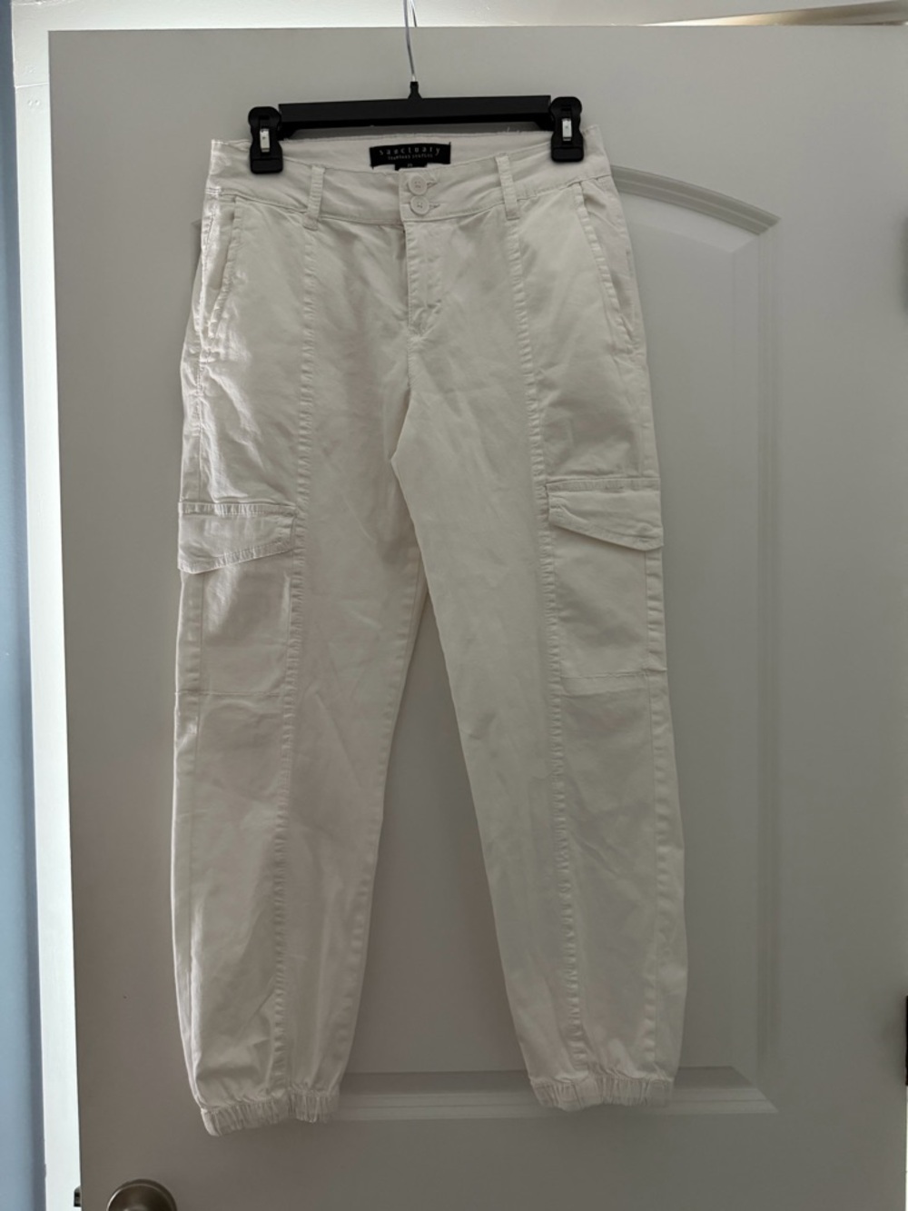 Sanctuary White Cargo Jogger Pants/Barrel Jeans